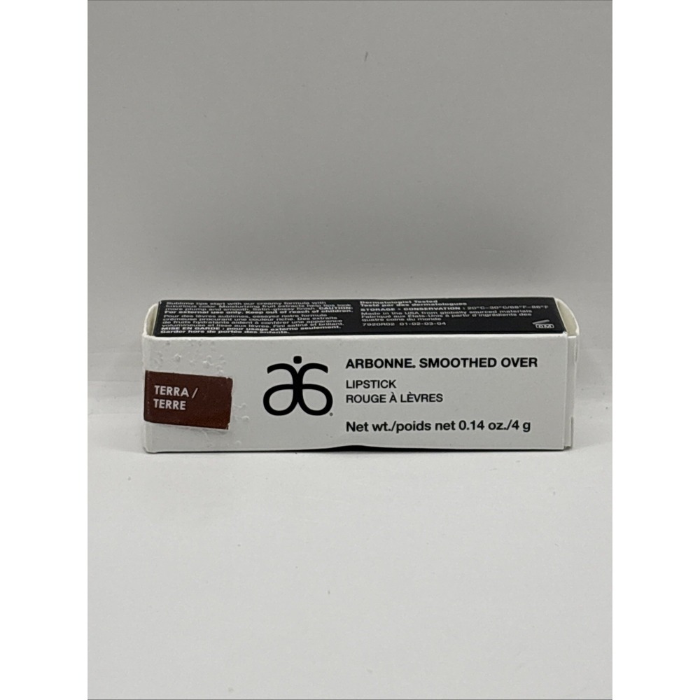 Arbonne Smoothed Over Lipstick Rouge‎ A Levres Shade TERRA, 4.9g NEW IN BOX